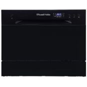 BOXED RUSSELL HOBBS TABLETOP DISHWASHER MODEL: RHTTDW6B RRP £209.00Condition ReportAppraisal