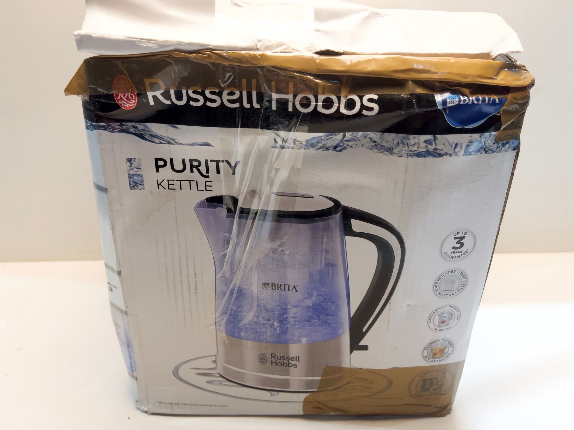 Russell Hobbs 22851 Brita Filter Purity Electric Kettle, Illuminating Filter Kettle with Brita