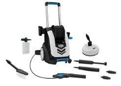 BOXED MAC ALLISTER PRESSURE WASHER MODEL: MPWP2200 150 BAR 2200W RRP £168.00 Condition