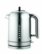 Dualit CVJK13 Classic Kettle | Polished Stainless Steel with Copper Trim | Quiet boiling kettle | 90