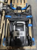 UNBOXED MAC ALLISTER 38CM CORDED ELECTRIC LAWNMOWER RRP £95.00Condition ReportAppraisal Available on