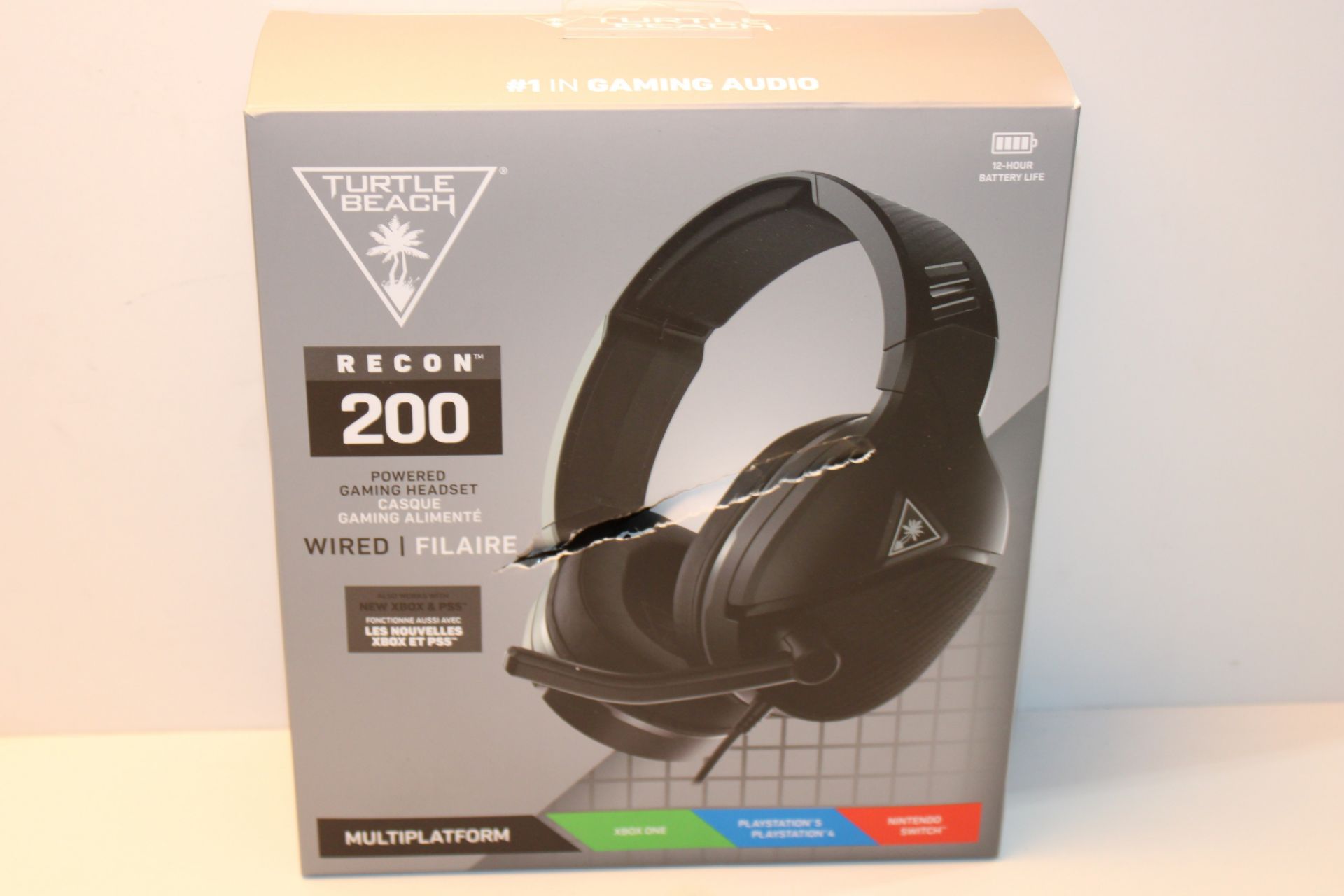 Turtle Beach Recon 200 Black Amplified Gaming Headset - PS4, PS5, Xbox One, Nintendo Switch & PC Â£