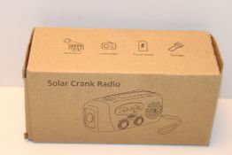 Wind Up Solar Radio, Survival Hand Crank Dynamo AM/FM Emergency Weather Radio, with Rechargeable USB