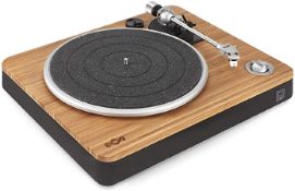 Marley House of Marley Stir It Up Record Player â€“ Vinyl Turntable, Stereo Pre-Amp, USB Port,