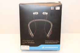Sennheiser Momentum in-Ear Wireless Black Headphones, Bluetooth 4.1 with Qualcomm Apt-X and AAC, NFC