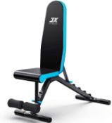 BOXED JX FITNESS MULTIFUNCTIONAL WEIGHT BENCH MODEL: JX-501 RRP £228.00Condition ReportAppraisal