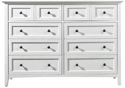 BOXED MODUS FURNITURE PARAGON DRESSER WHITE INA482 RRP £893.00 DAMAGED DRAWS (AS SEEN IN WAYFAIR)