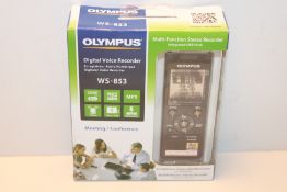 Olympus WS-853 High-Quality Digital Voice Recorder with Built-In Stereo Microphones, Direct USB,