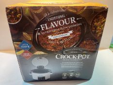 Crock-Pot Electric Slow Cooker with Hinged Lid | Programmable Digital Display | 3.5L (2-3