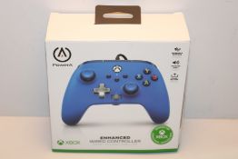 PowerA Enhanced Wired Controller for Xbox - Blue, Gamepad, Wired Video Game Controller, Gaming