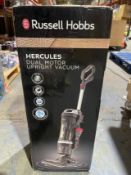Russell Hobbs Hercules RHUV6001 3 in 1 Upright Vacuum, Black & Silver, 1.65L Capacity, Triple Dust