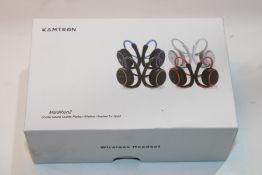 Bluetooth Wireless Running Headphones, Zero Pressure Design Earphone with HiFi Stereo Sound, Clear