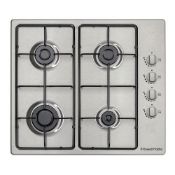 BOXED RUSSELL HOBBS 4 BURNER GAS HOB MODEL: RH60GH401SS RRP £119.00Condition ReportAppraisal