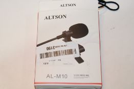 Altson Ultra-Compact clip-on lapel lavalier microphone for iPhone7/8/xr/xs/11/Plus/Pro/iPad/iPod for