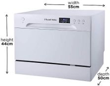 BOXED RUSSELL HOBBS TABLETOP DISHWASHER MODEL: RHTTDW6W RRP £209.00Condition ReportAppraisal