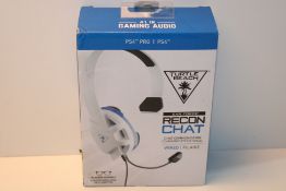 Turtle Beach Recon Chat White Headset - PS4, PS5 & Xbox One Â£6.97Condition ReportAppraisal