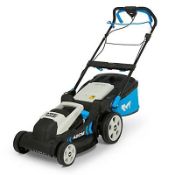 BOXED MAC ALLISTER MLMP1800 42CM 1800W LAWNMOWER RRP £210.00Condition ReportAppraisal Available on