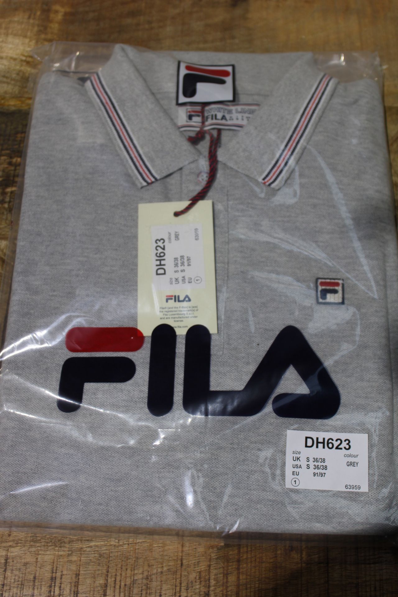 BRAND NEW FILA POLO SHIRT IN GREY SIZE SMALLCondition ReportBRAND NEW - Image 2 of 2