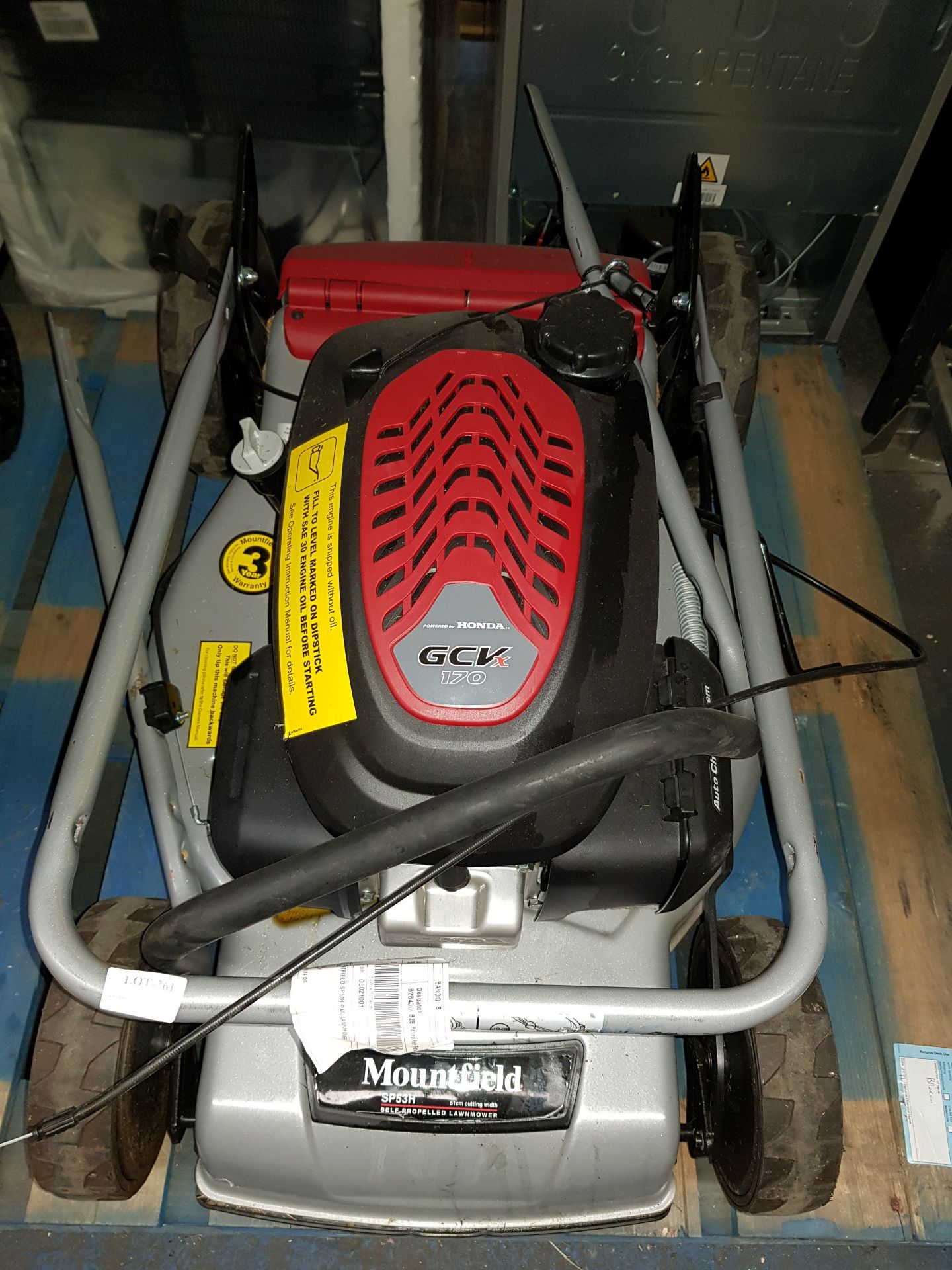 MOUNTFIELD SELF PROPELLED LAWNMOWER SP53HCondition ReportAppraisal Available on Request- All Items