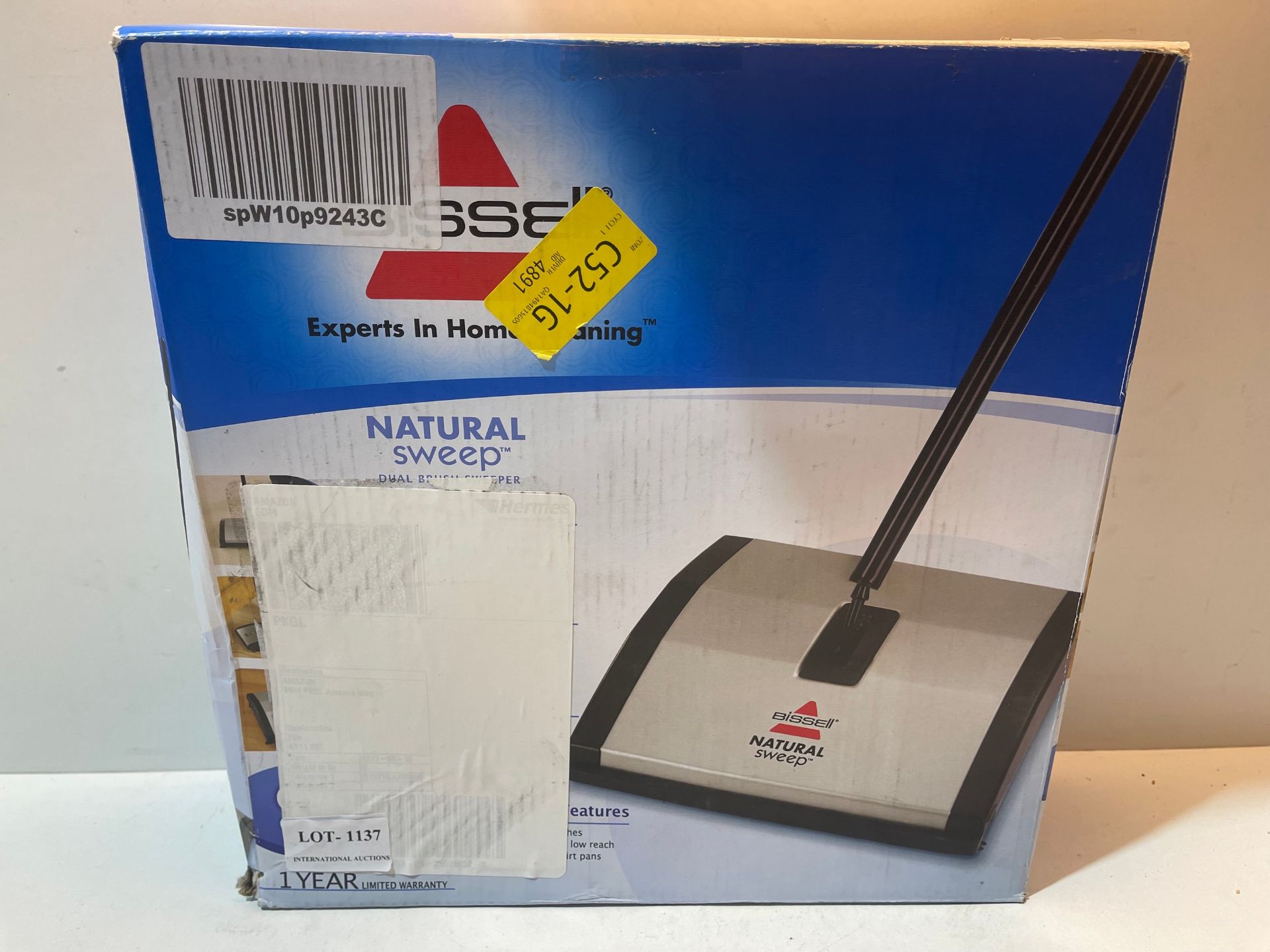 BISSELL Natural Sweep | Easy-Empty Sweeper For Carpets And Hard Floors | 92N0E £24.99Condition