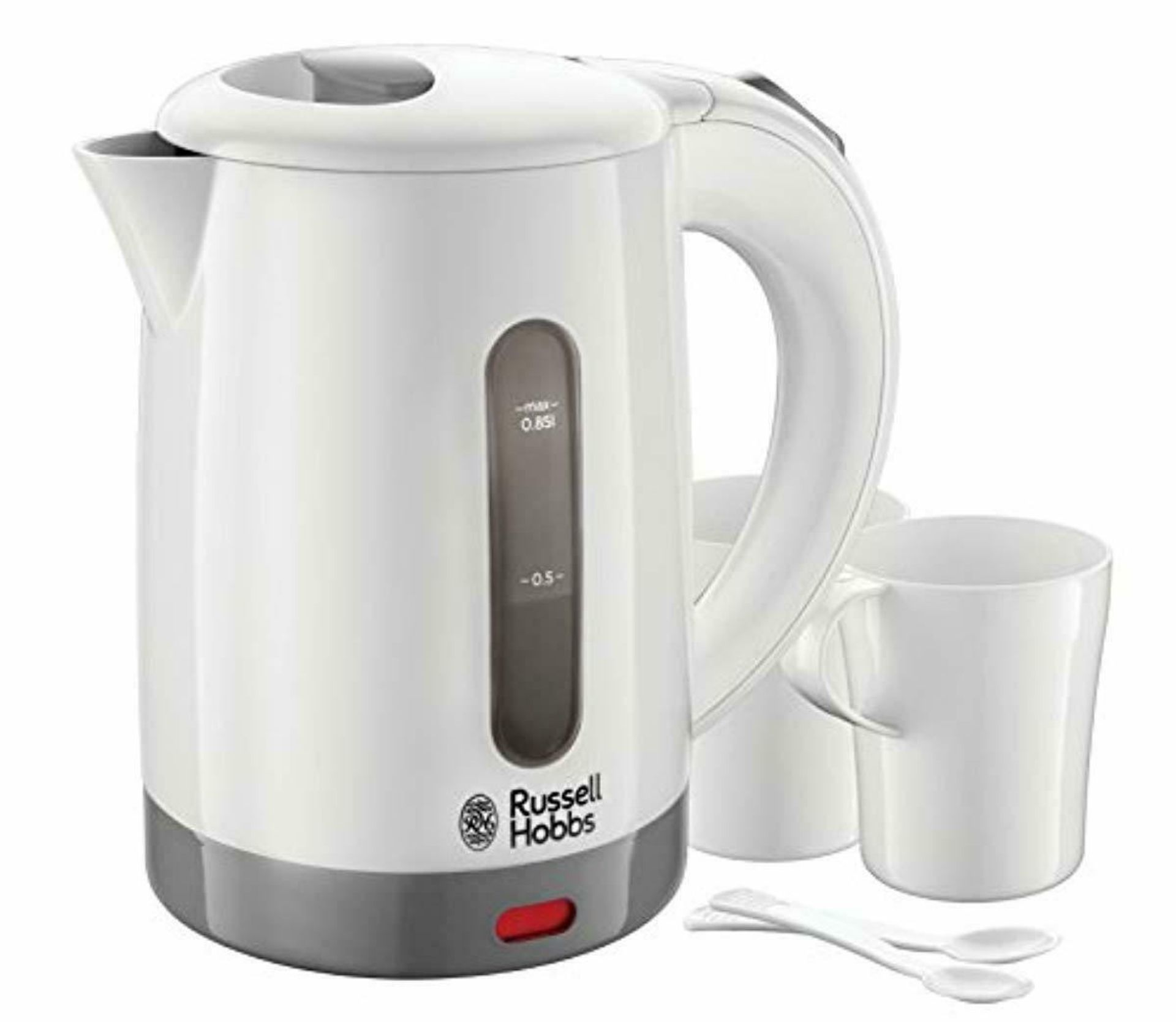 Russell Hobbs 23840 Compact Travel Electric Kettle, Plastic, 1000 W, White Â£16.99Condition