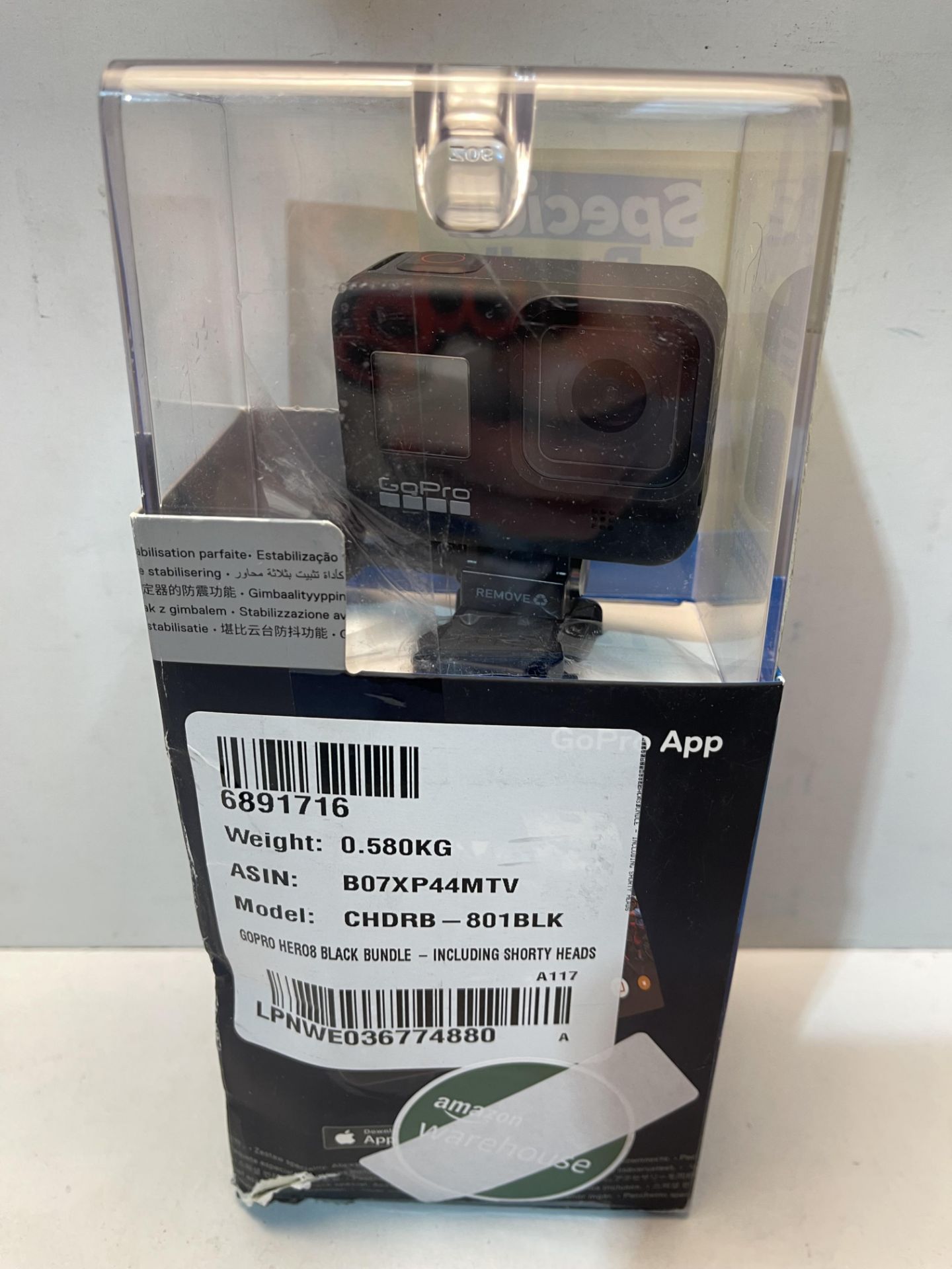 GoPro HERO8 Black Bundle - Including Shorty, Headstrap, Spare Battery & 32GB Micro SD £328.