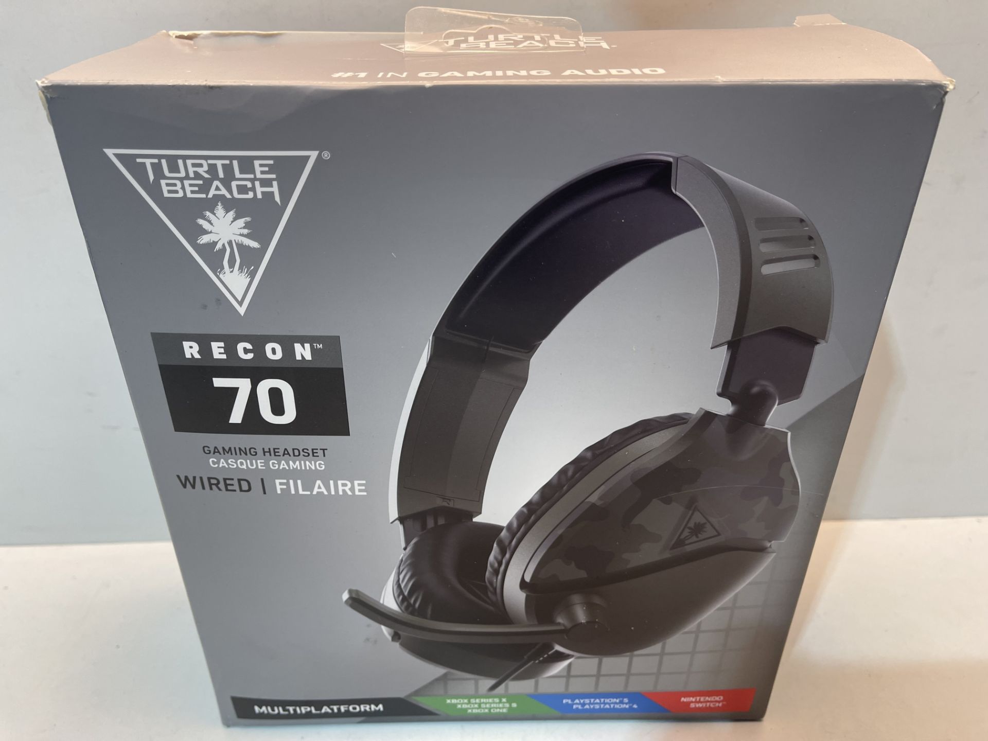 Turtle Beach Recon 70 Green Camo Gaming Headset - Xbox One, PS4, PS5, Nintendo Switch, & PC £24.