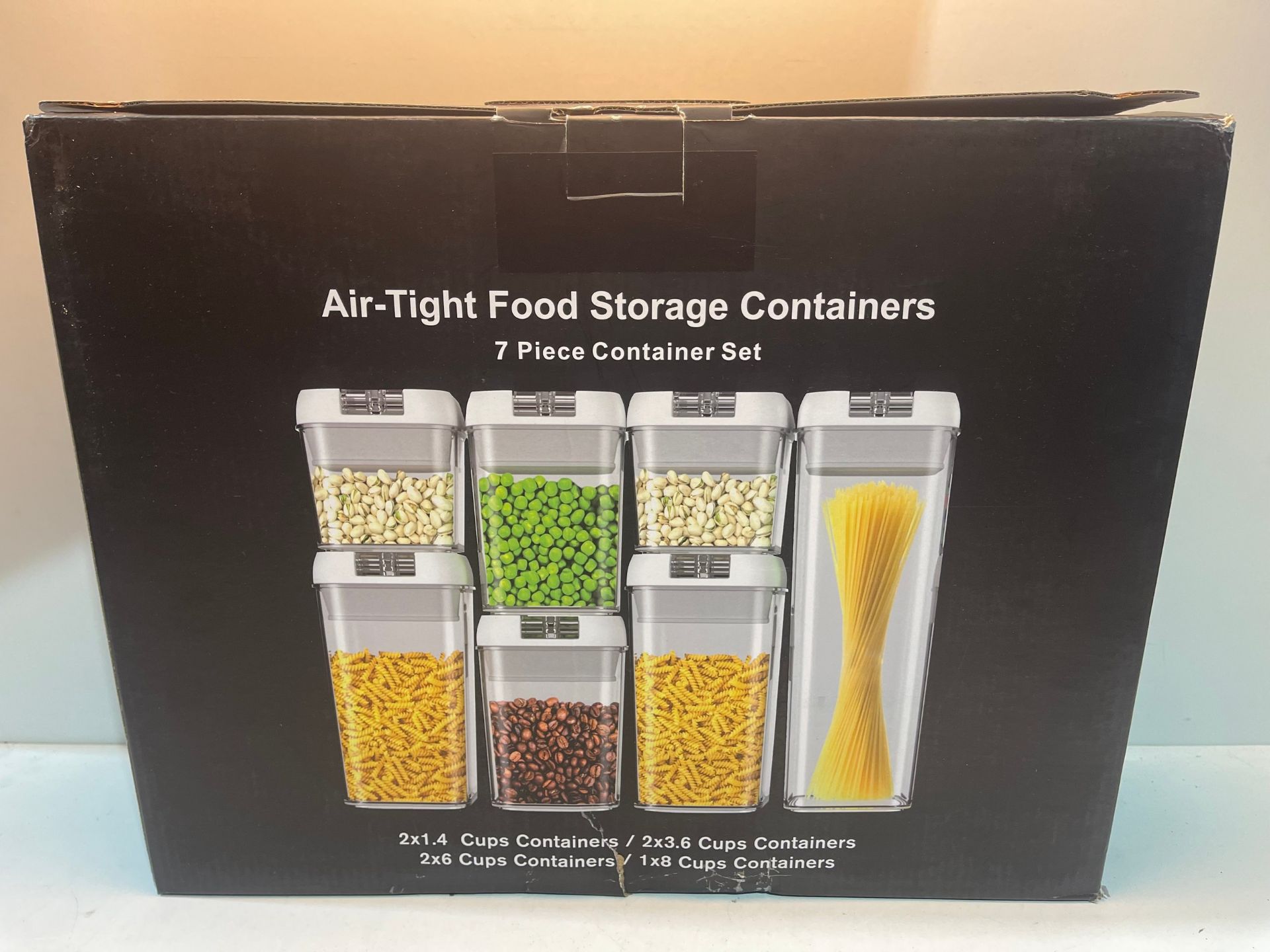 Airtight Food Storage Container Good Grips 7-Piece Sealed Leak Proof BPA Free Plastic Storage