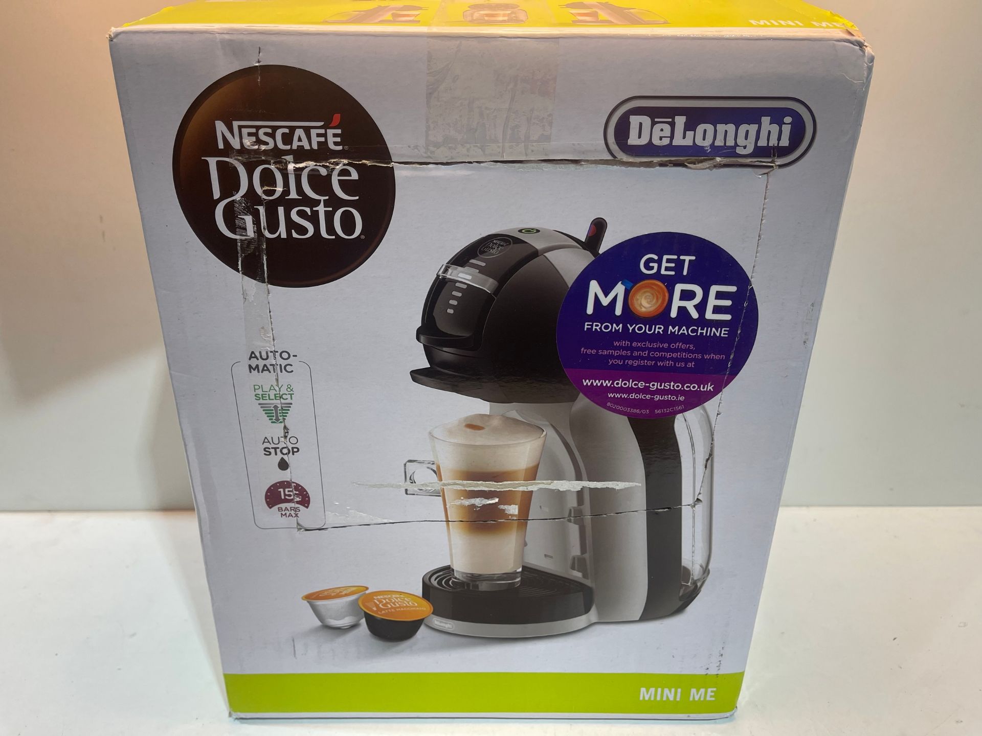 De'Longhi NescafÃ© Dolce Gusto Mini Me, Single Serve Capsule Coffee Machine Starter Kit, Including 6 - Image 2 of 2