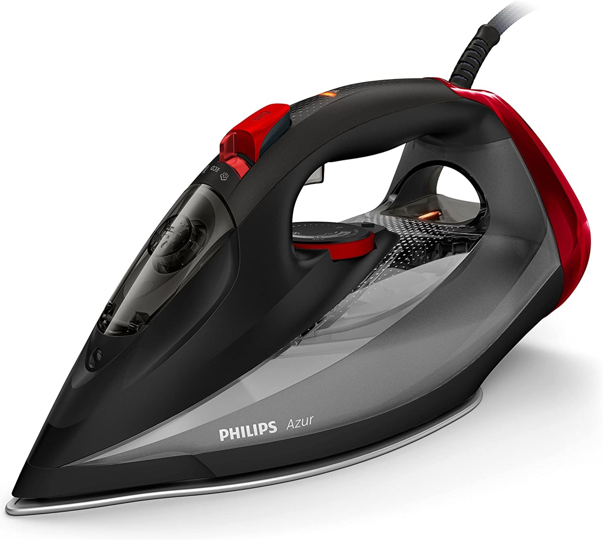 Philips Azur Steam Iron - 250 g Steam Boost - 2600 W - With SteamGlide Soleplate - 2.5 m Power