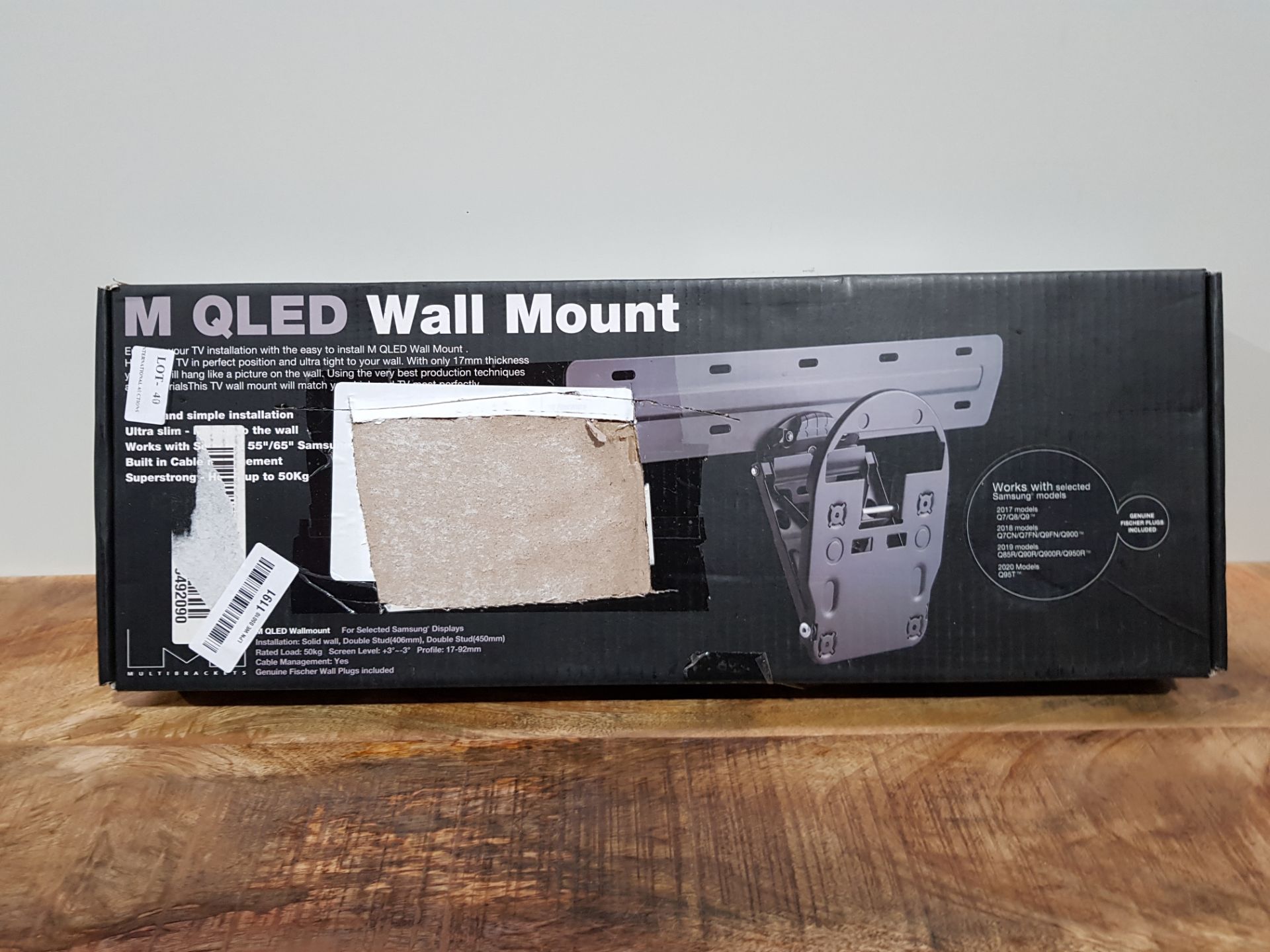 King M Samsung QLED Wall Mount Series 7/8/9 Wall Bracket 49"-65" by TV Furniture Direct Â£27.