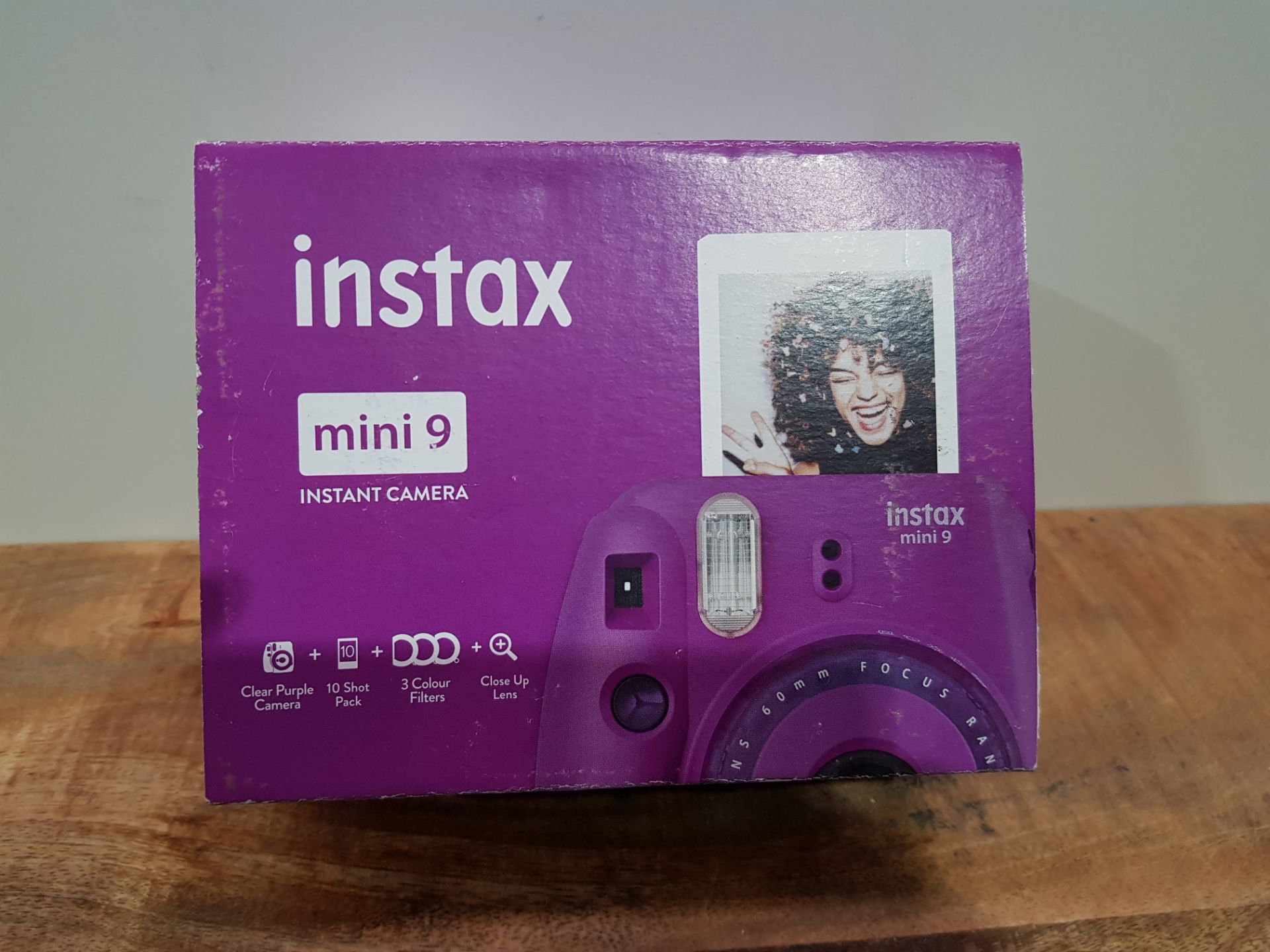 instax 70100143721 mini 9 Clear Camera with 10 shots, Purple Â£64.92Condition ReportAppraisal