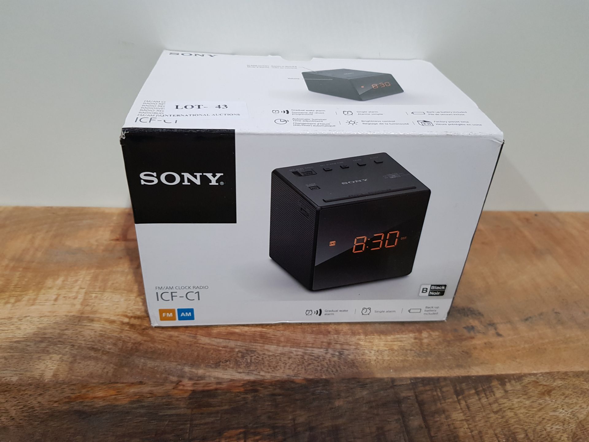 SonyÂ ICFC-1Â AlarmÂ ClockÂ RadioÂ LEDÂ Black Â£19.99Condition ReportAppraisal Available on Request-