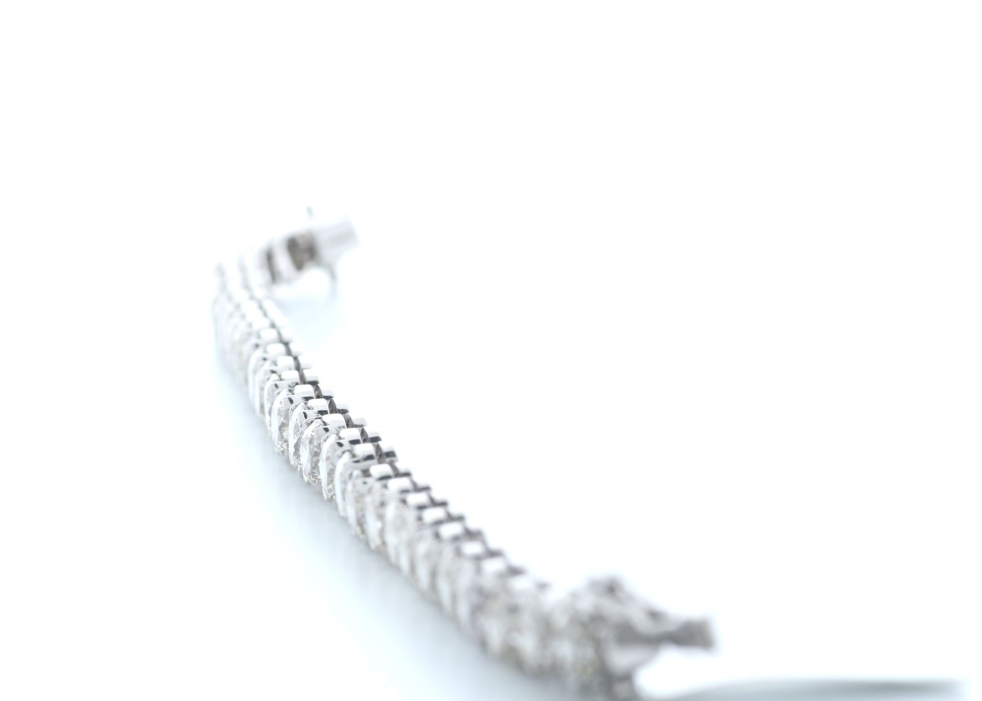 18ct White Gold Claw Set Diamond Tennis Bracelet 23.02 Carats Carats - Valued by IDI £165,000.00 - - Image 2 of 5