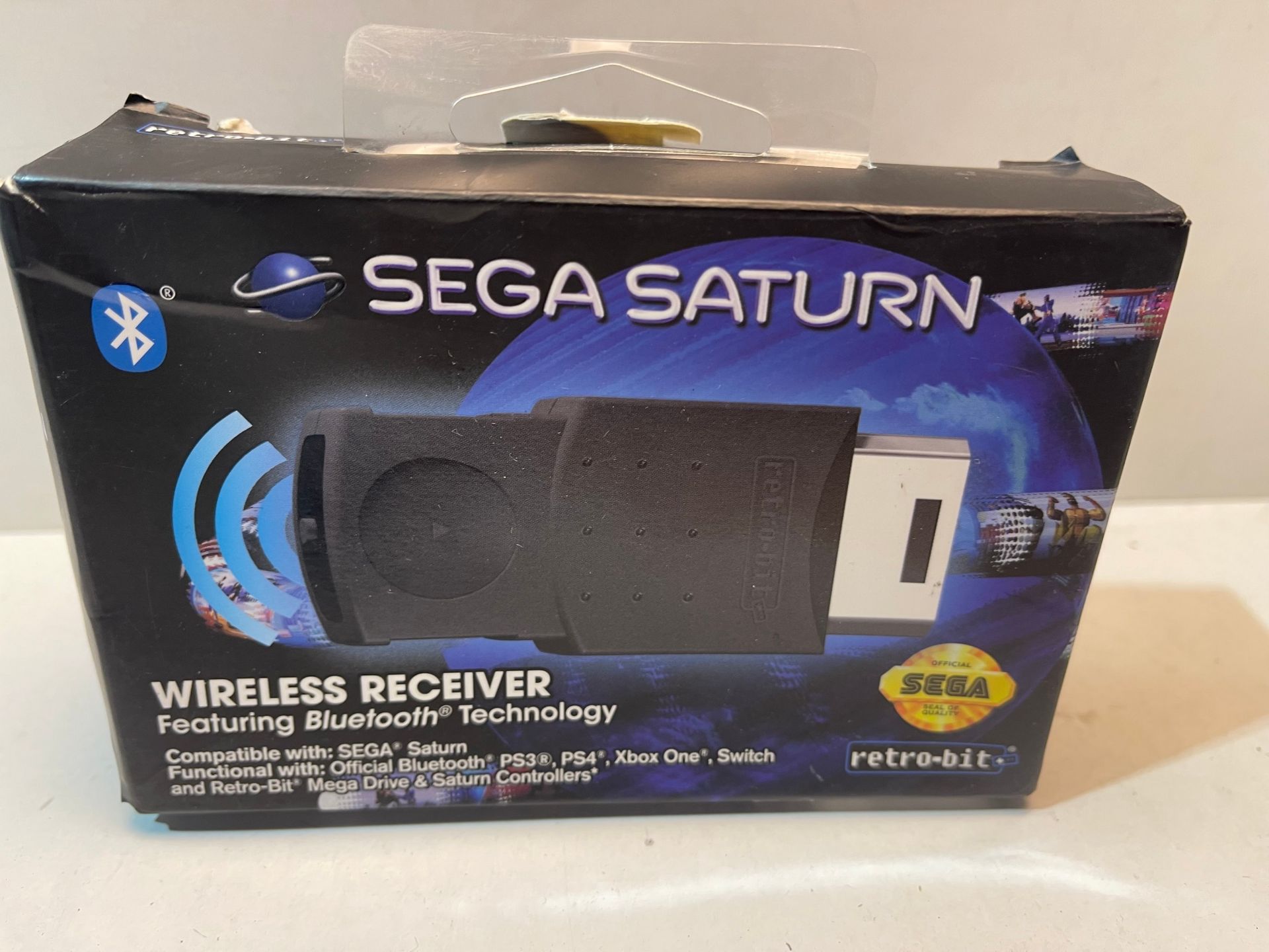 Retro-Bit Official SEGA Saturn Bluetooth Receiver for Sega Saturn Console £14.99Condition