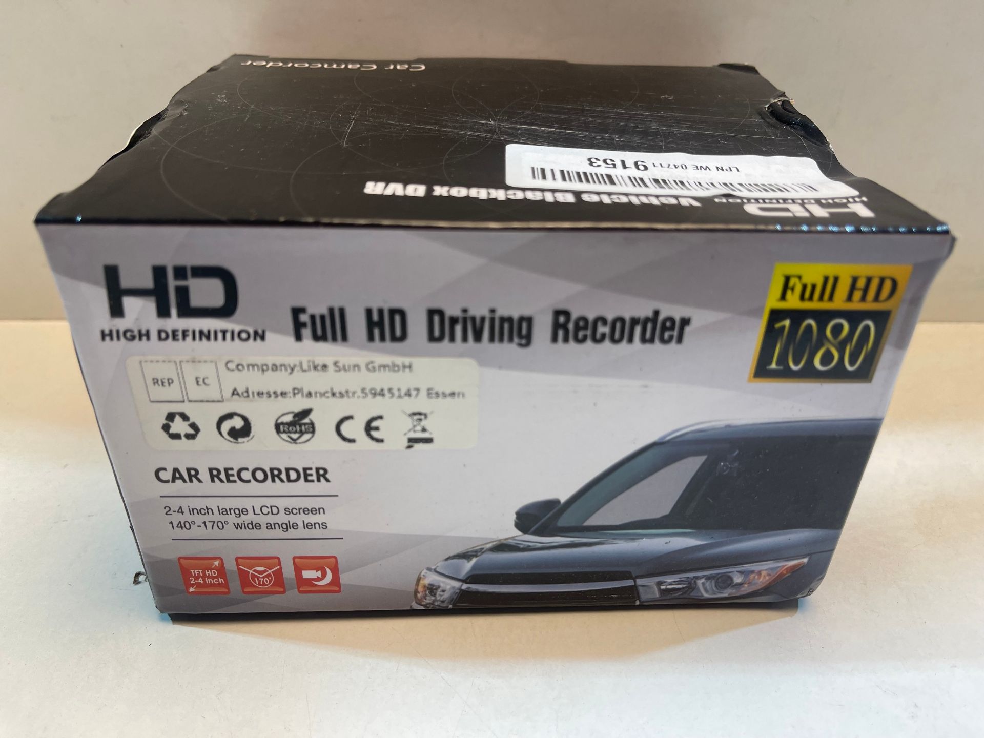 Upgraded Dash Cams Front and Rear Camera 1080P FHD Dual Dash Camera Dashcam for Car DVR Dashboard
