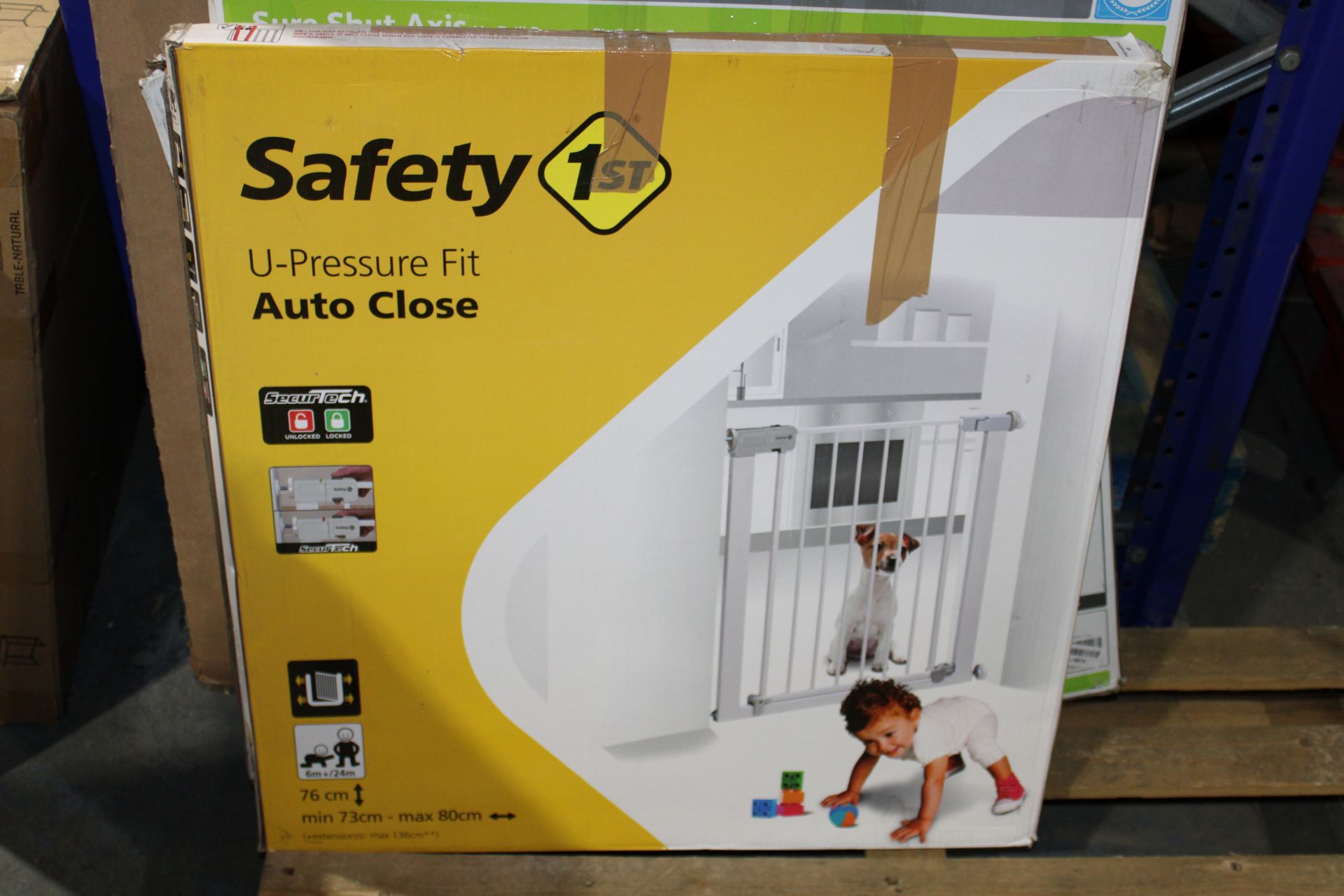 BOXED SAFETY 1ST U-PRESSURE FIT AUTO CLOSE SAFETY GATE Condition ReportAppraisal Available on