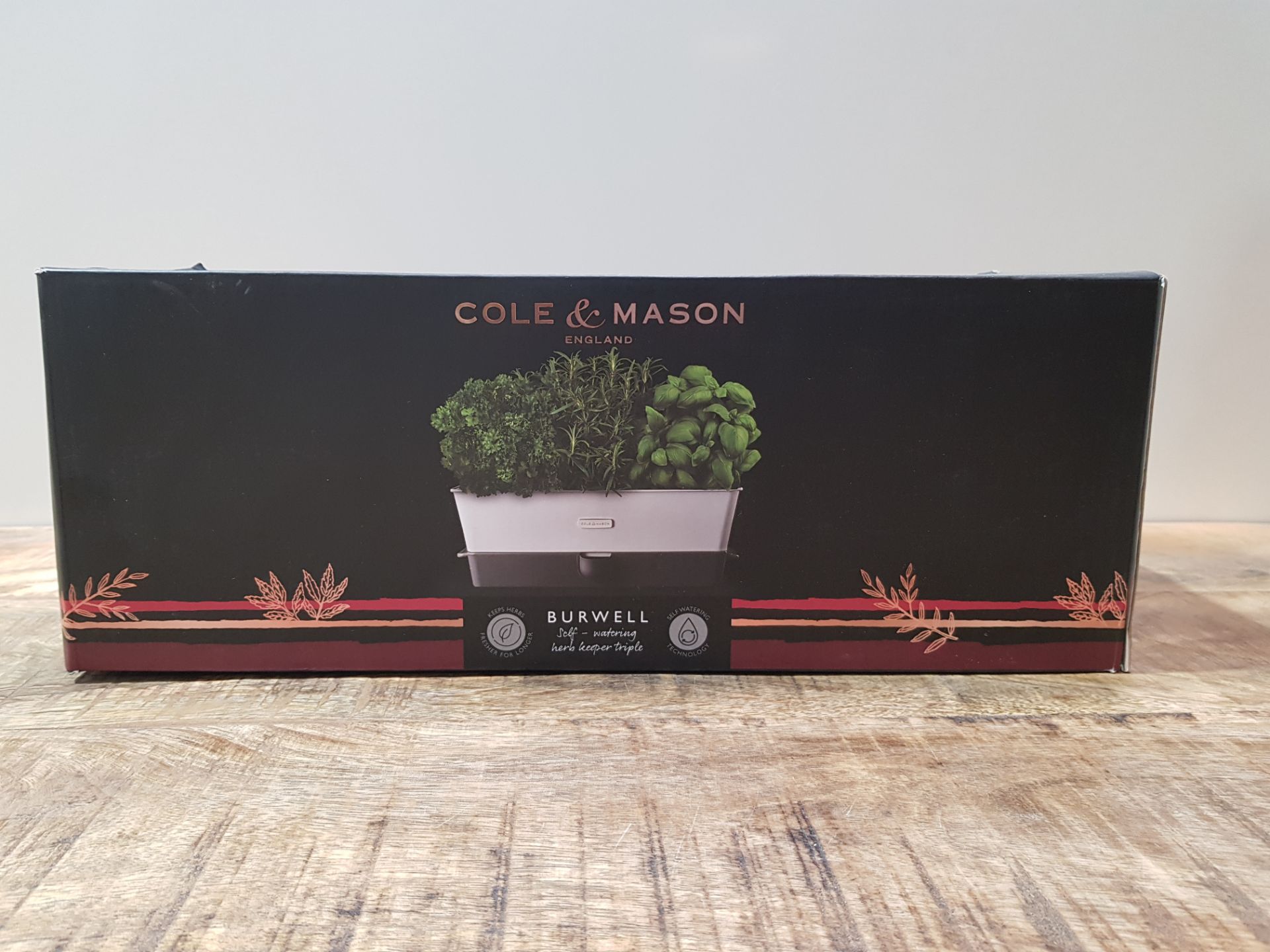 COLE & MASON BURWELL HERB POT RRP £33.99Condition ReportAppraisal Available on Request- All Items