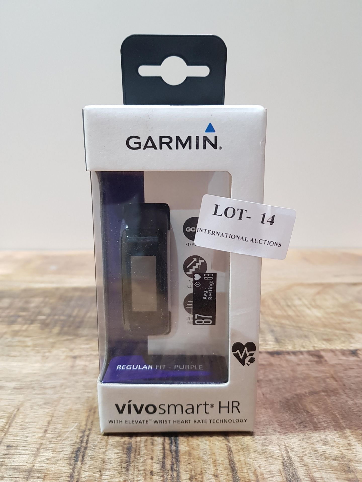 GARMIN VIVOSMART HR PURPLE RRP £75Condition ReportAppraisal Available on Request- All Items are