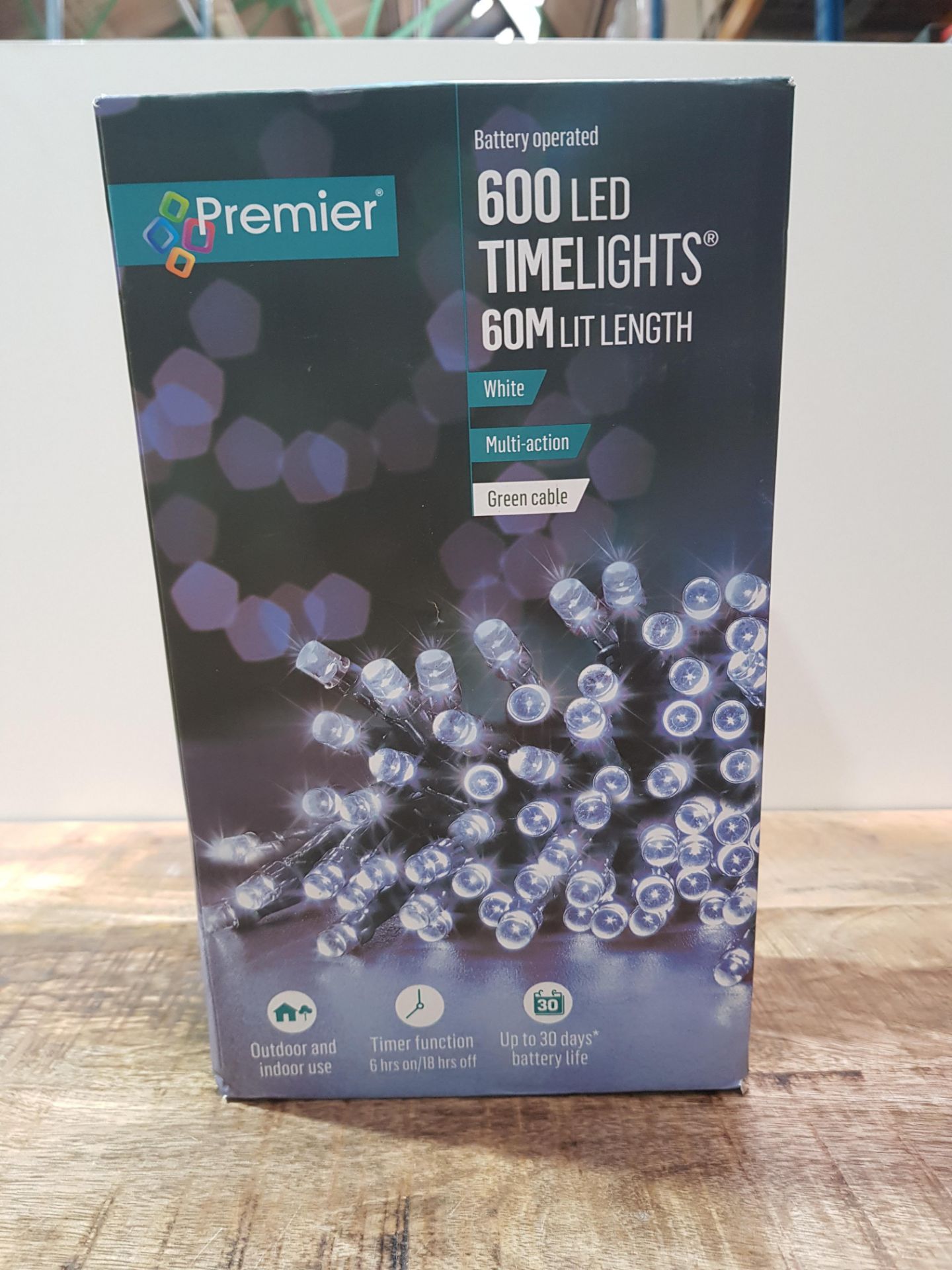 PREMIER 600LED TIME LIGHTS RRP £24.99Condition ReportAppraisal Available on Request- All Items are