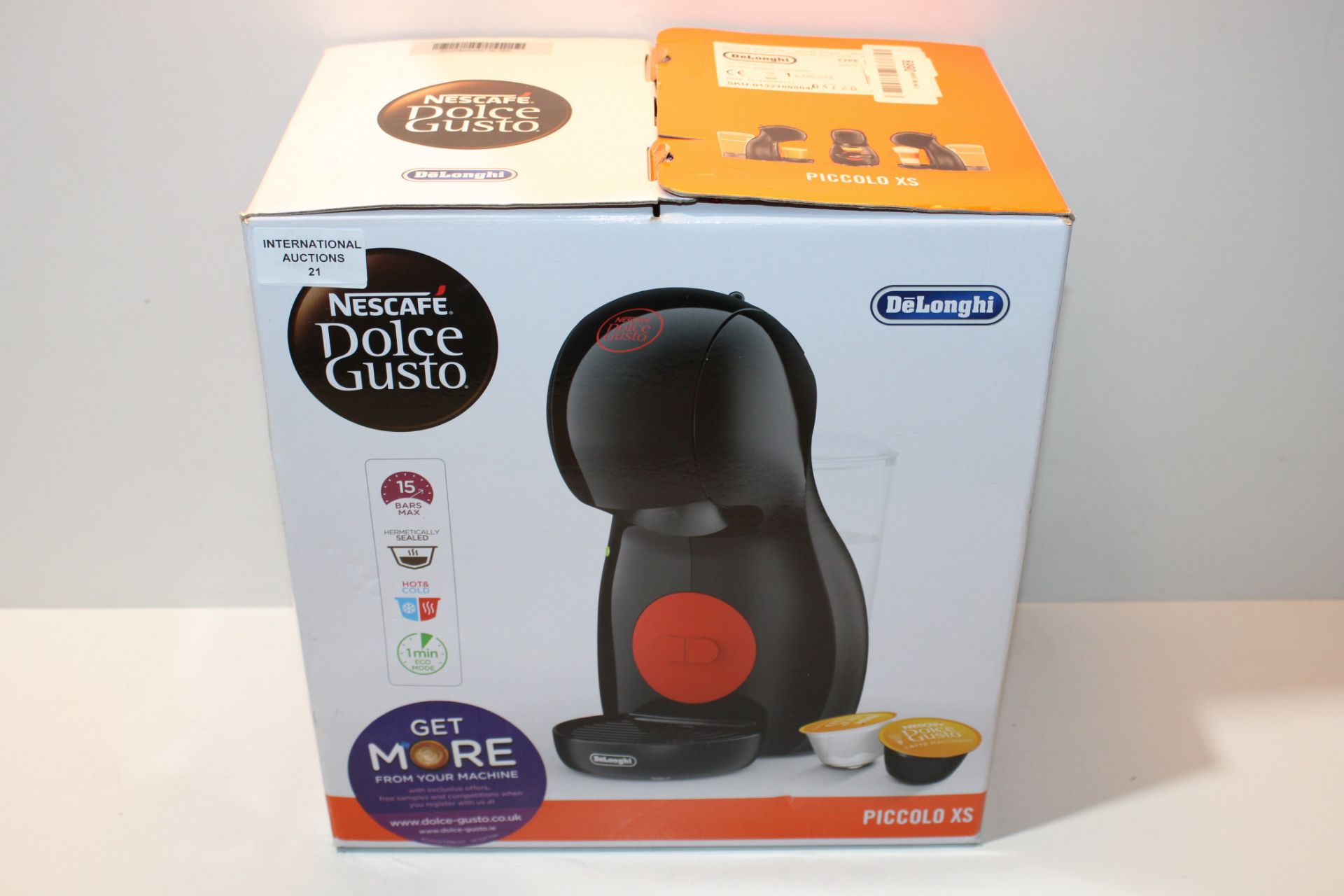 DeLonghi Nescafé Dolce Gusto Piccolo XS Pod Capsule Coffee Machine, Espresso, Cappuccino and more,