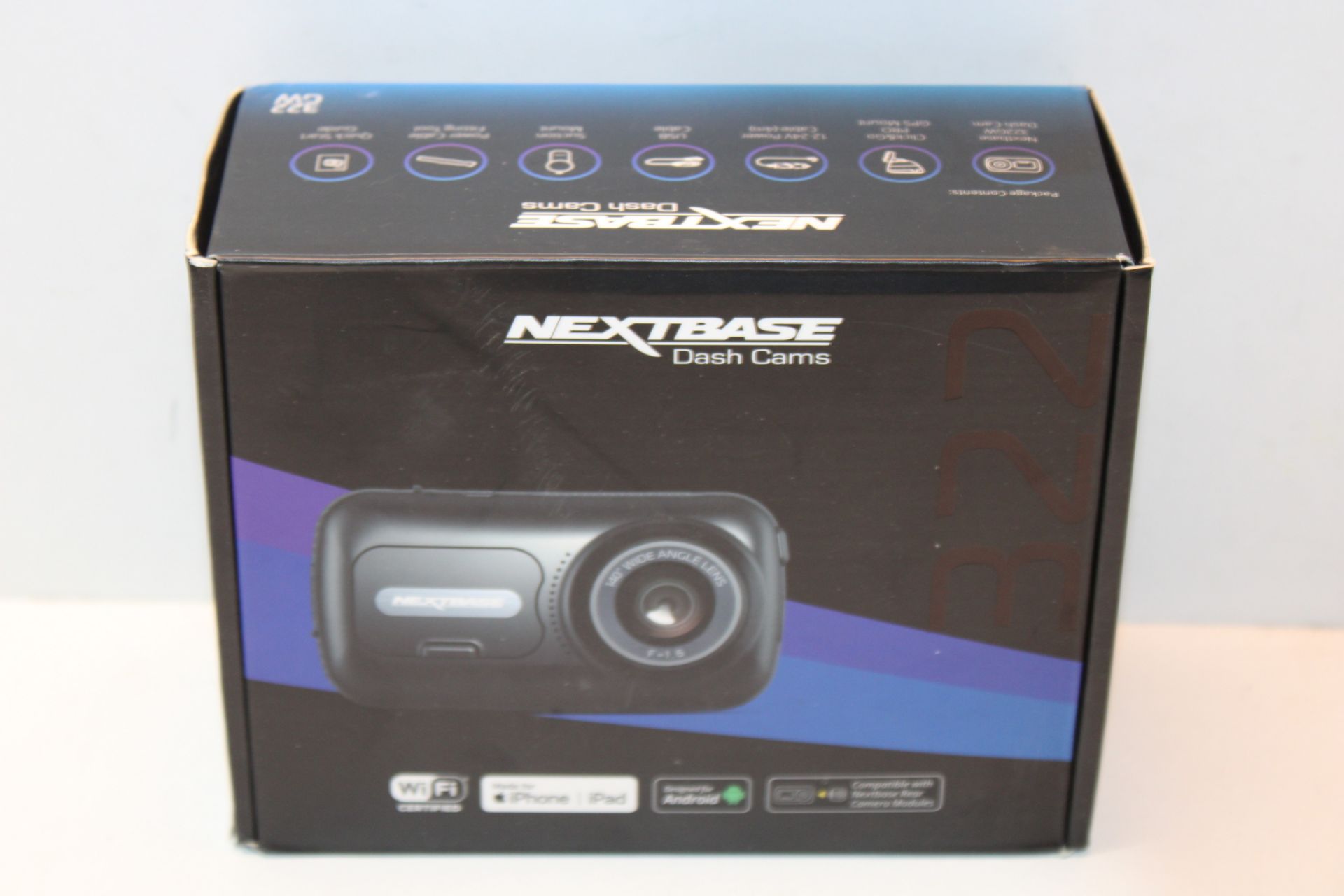 Nextbase 322GW Dash Cam Full 1080p/60fps HD Recording In Car DVR Camera- 140¡ Front- Wi-fi, GPS,