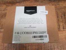 Amazon Basics Portable Outdoor IPX5 Waterproof Bluetooth Speaker - Blue, 5W £19.99Condition
