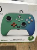 PowerA Enhanced Wired Controller for Xbox – Seafoam Fade, Blue, Teal, Turquoise, Green, Shock,