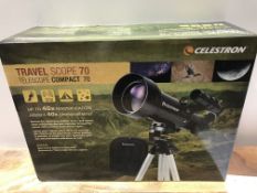 Celestron 21035 Travel Scope 70 Portable Refractor Telescope Kit with Backpack, Black £80.