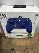 PowerA Enhanced Wired Controller for Xbox - Blue, Gamepad, Wired Video Game Controller, Gaming