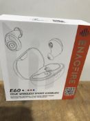 ENACFIRE Wireless Headphones, E60 Wireless Earphones with Wireless Charging Case, 8H Non-Stop