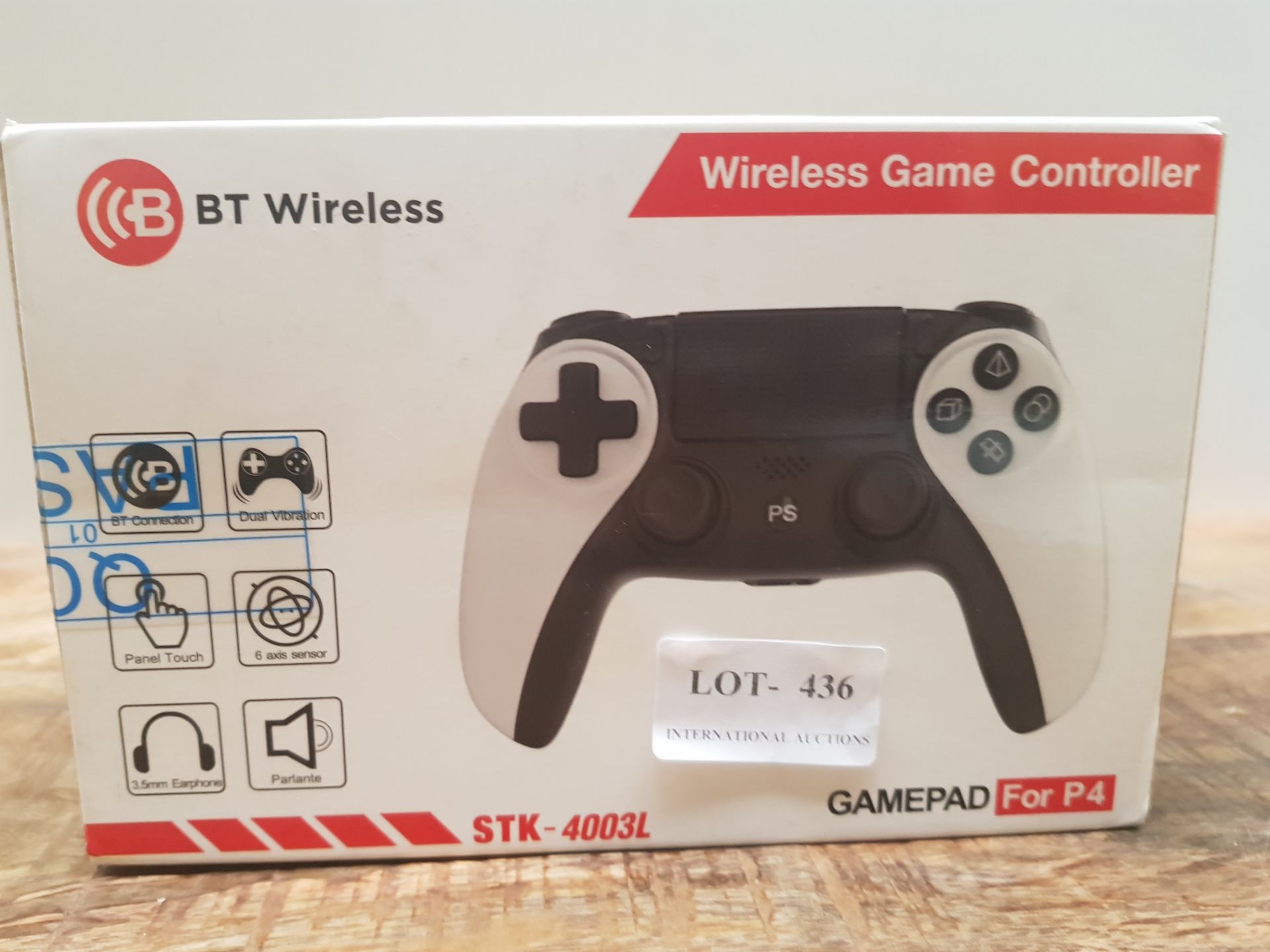 BT WIRELESS GAME CONTROLLER GAMEPAD FOR PS4 Condition ReportAppraisal Available on Request- All