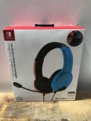 PDP LVL40 Wired Stereo Headset for NS -Joycon Blue/Red £21.74Condition ReportAppraisal Available