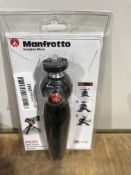 Manfrotto MTPIXI-B, PIXI Mini Tripod with Handgrip for Compact System Cameras, DSLR, Mirrorless,